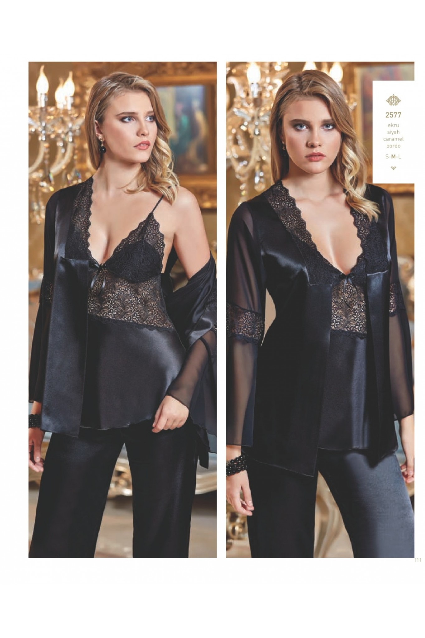 Jeremi 2577 Üçlü Pijama Takım