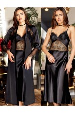 JEREMI 471 IPEK SATEN GECELIK