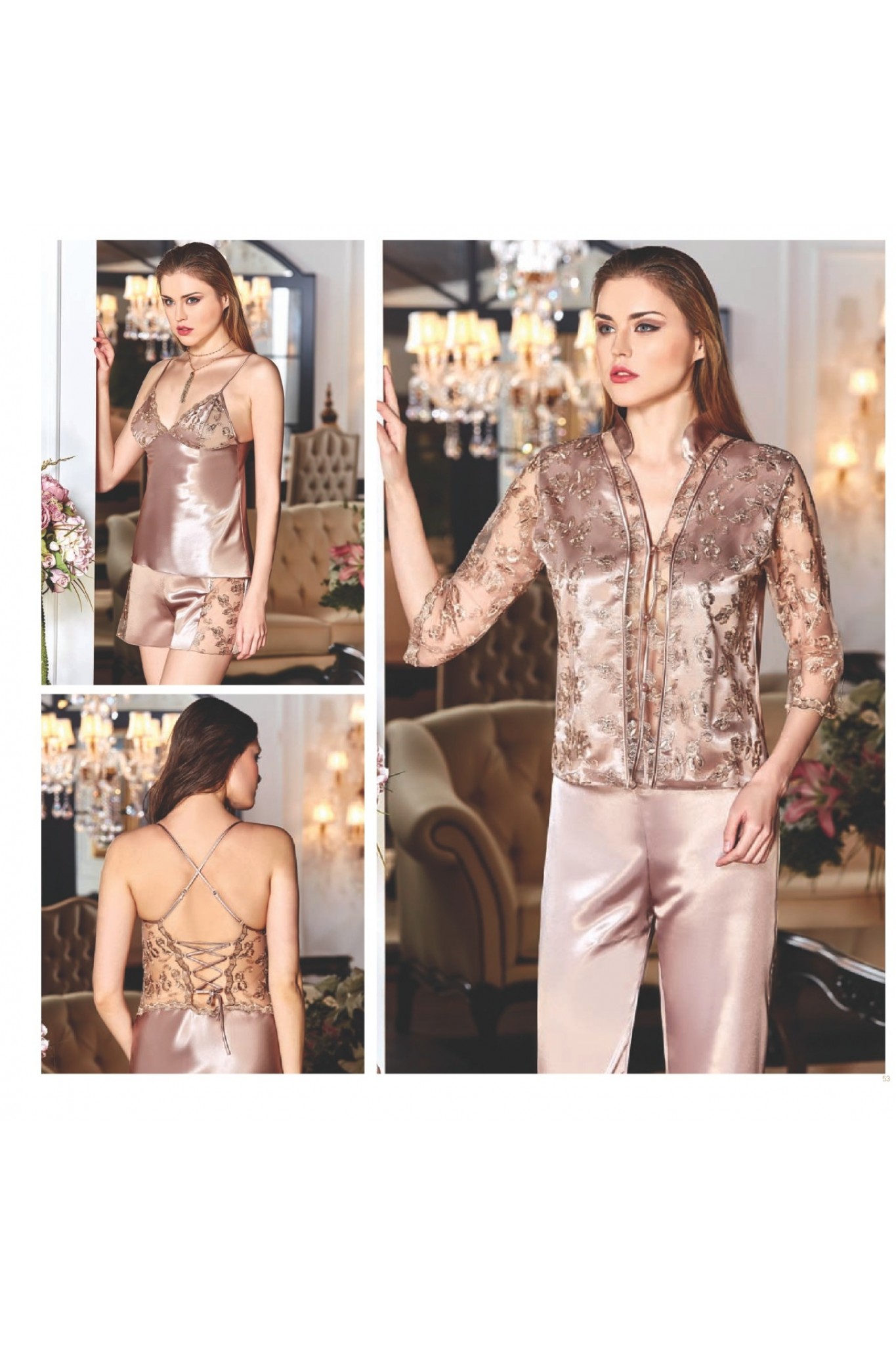 Batısta 691 Saten Gecelik