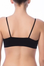 Nbb 2415 Kadın Siyah İnce Askılı Büstiyer