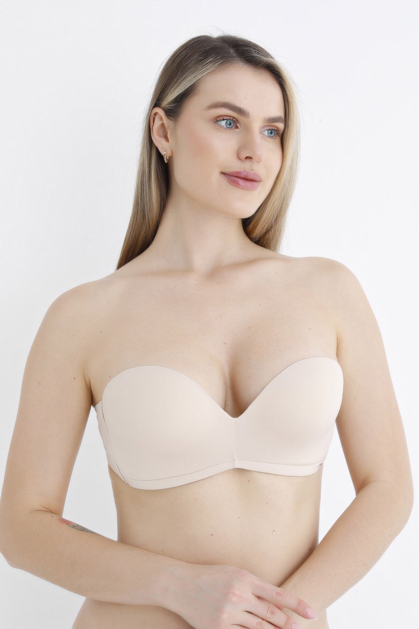 Nbb 30025 Straplez Balensiz Destekli Sütyen