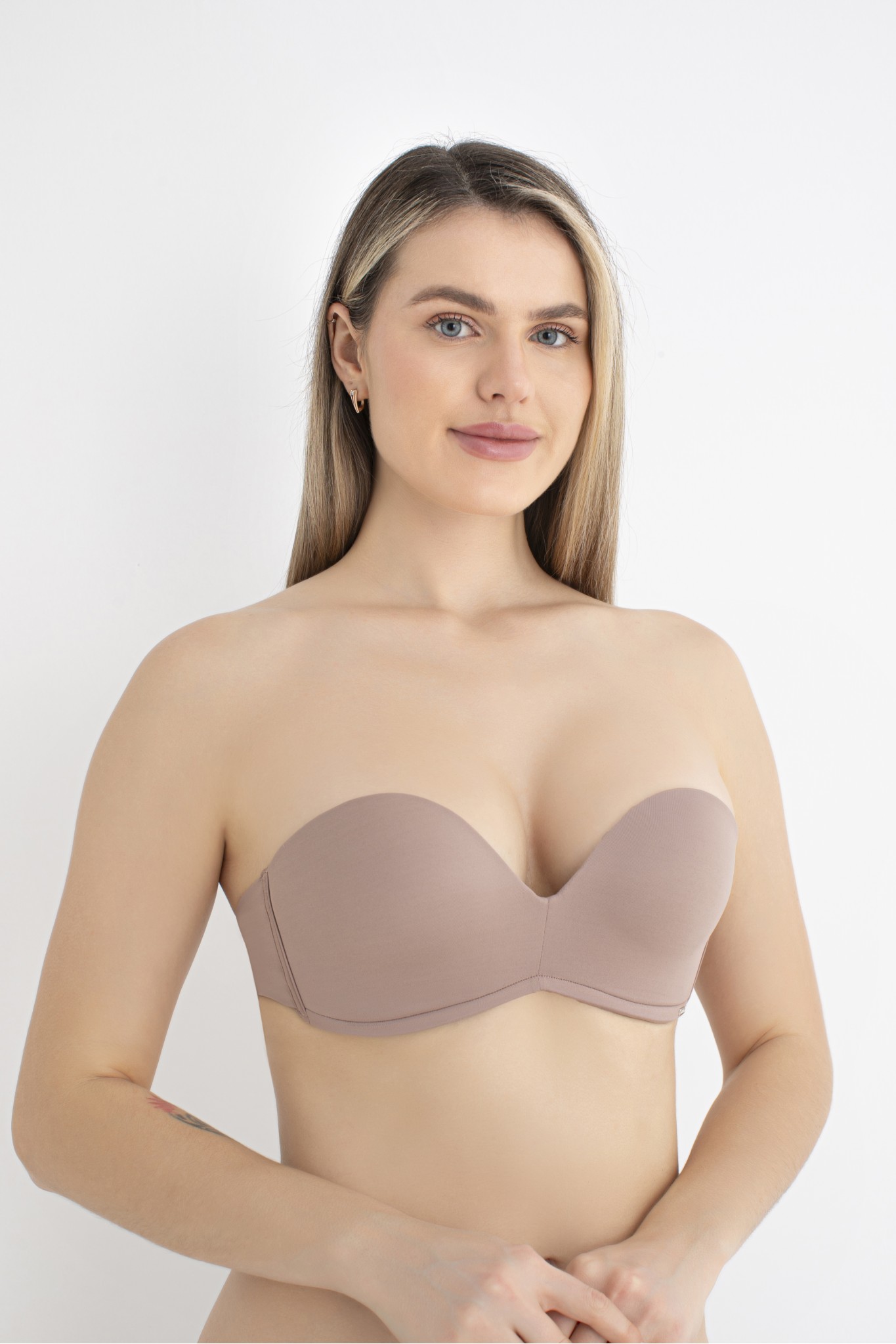 Nbb 30025 Straplez Balensiz Destekli Sütyen