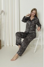 NBB 3005 SATEN PİJAMA TAKIM NO:L RENK:EKRU