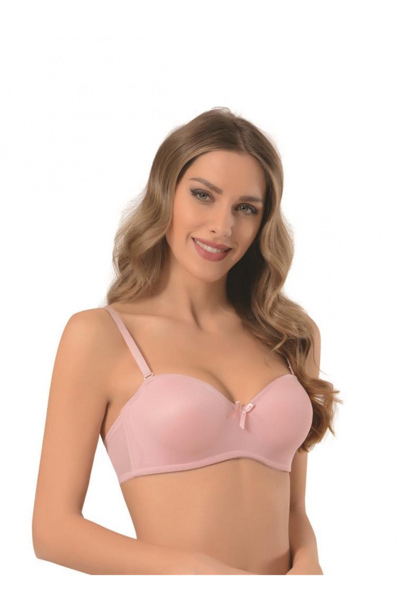 Nbb 3413 Straplez Desteksiz Kaplı Sütyen