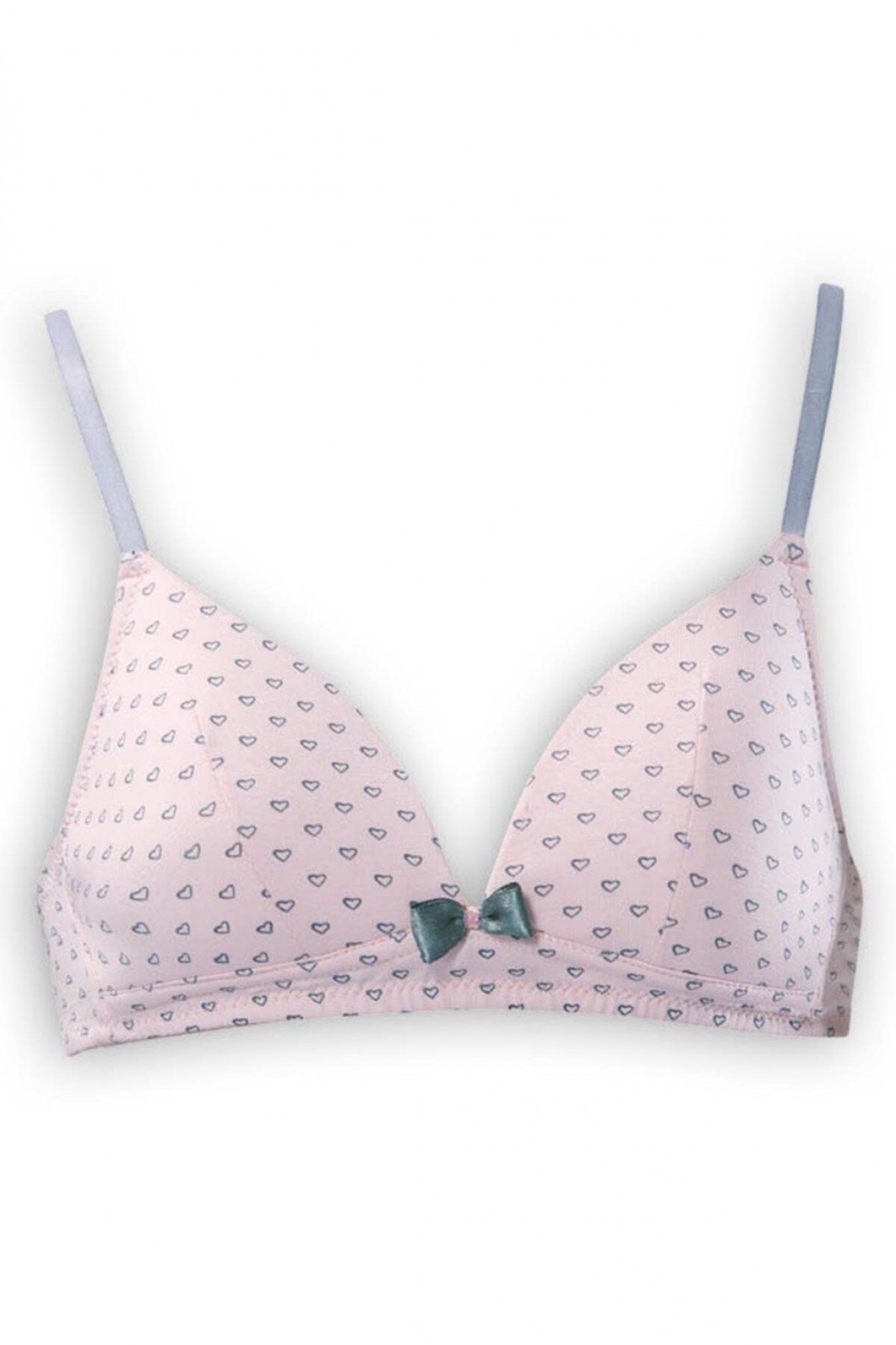 Nbb 3668 Kalp Desenli Desteksiz Genç Kız Sütyeni
