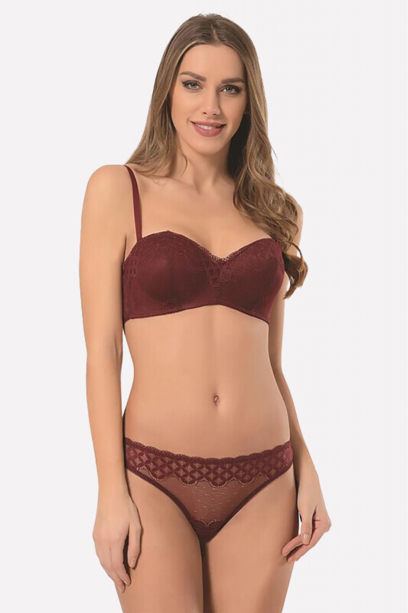 Nbb 4645 Desteksiz Sütyen Külot Takım