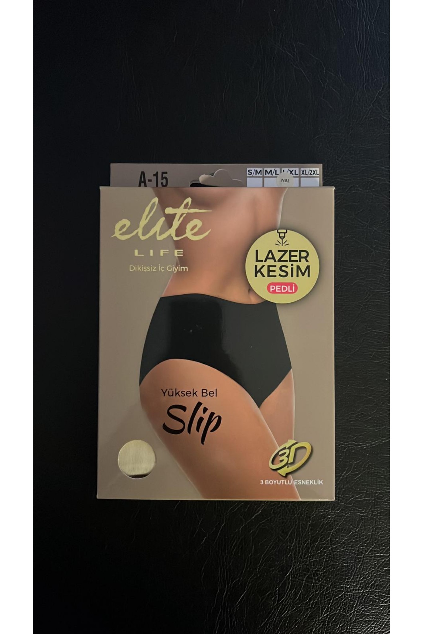Elite Life Lazer Kesim Yüksek Bel Slip.Kod:824-A15 Bd