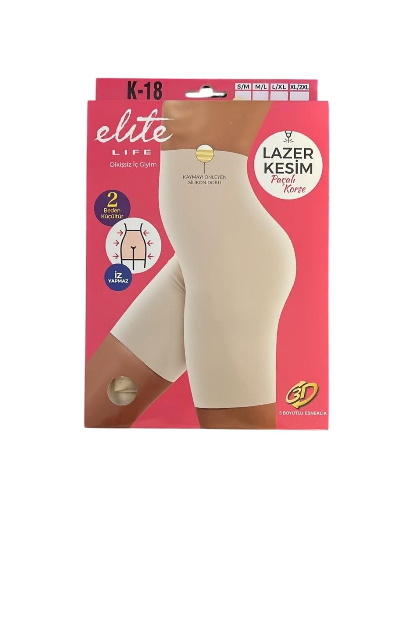 Elite Life Lazer Korse Kesim Paçalı Korse KOD:882-K18