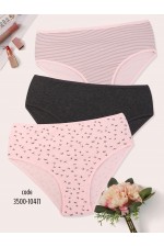 KOZABİAT 3500 BAYAN EMPİRME DESENLİ BATTAL 10LU BIKINI