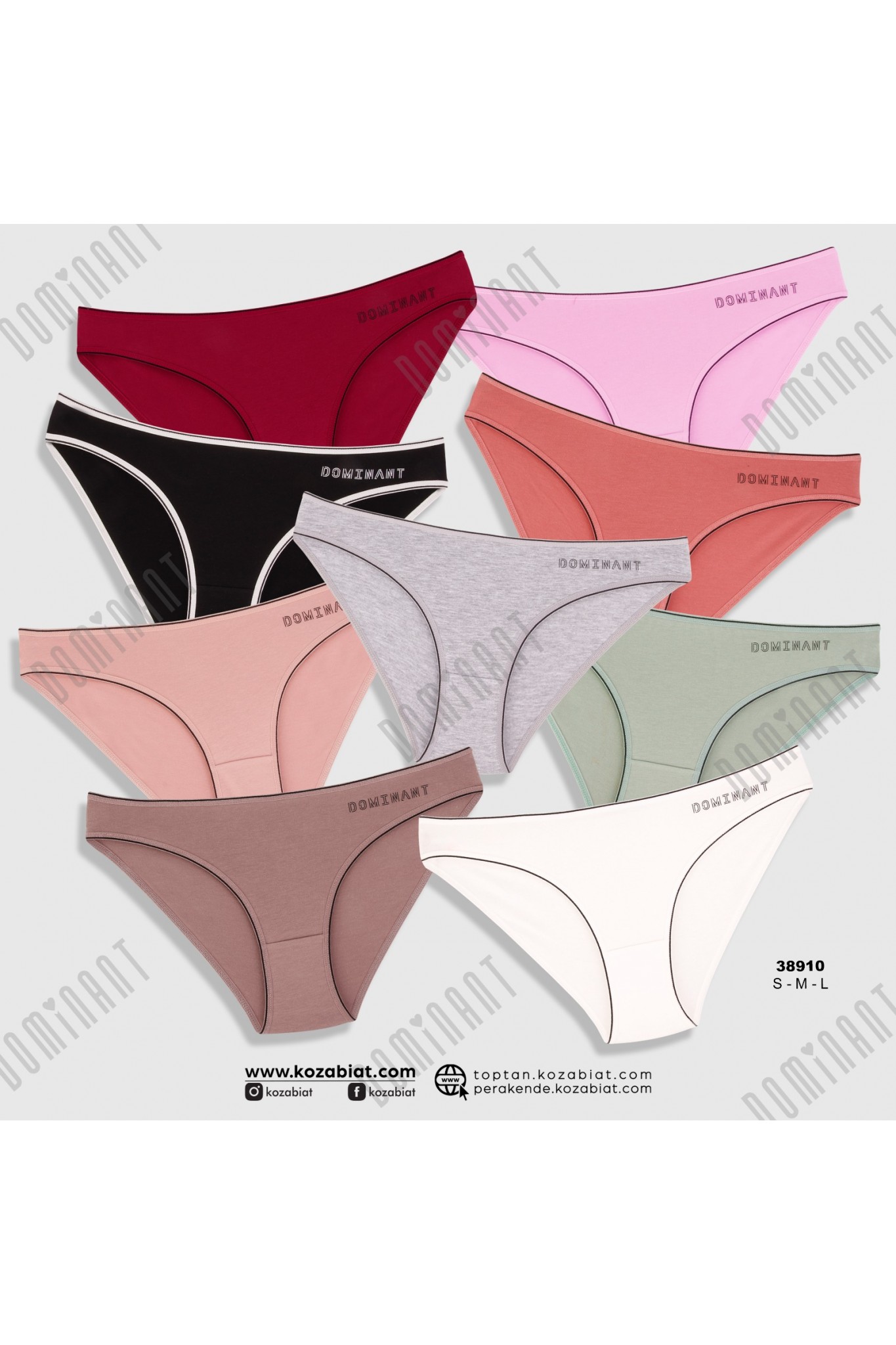 Kozabiat 38910 Kadın Bikini 10'lu