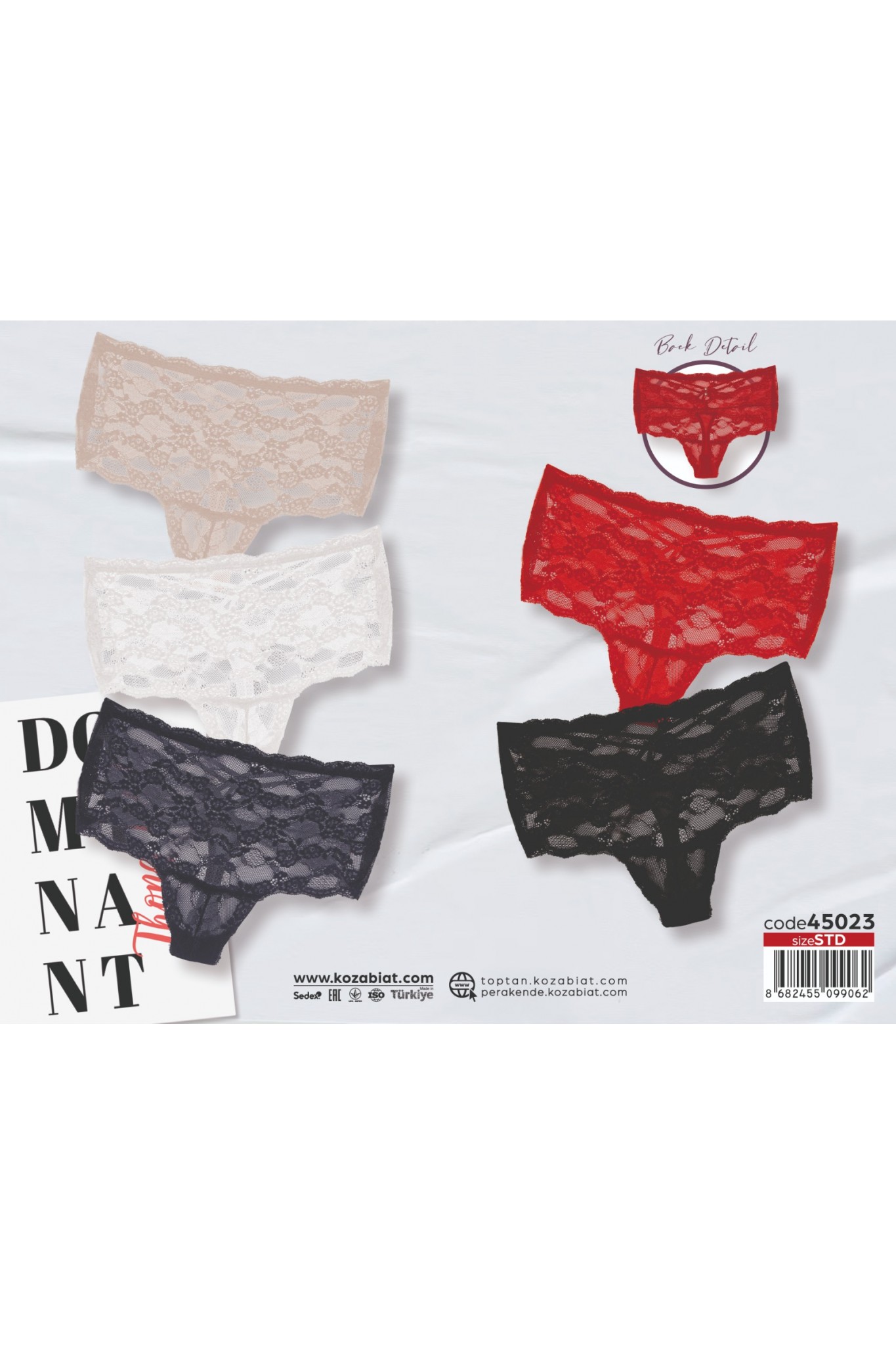 Kozabiat 45023 Kadın Boxer 10'lu Paket