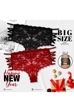 KOZABİAT 56008 BAYAN FANTAZİ YILBAŞI BATU KARE BOXER 10LU NO: 2XL