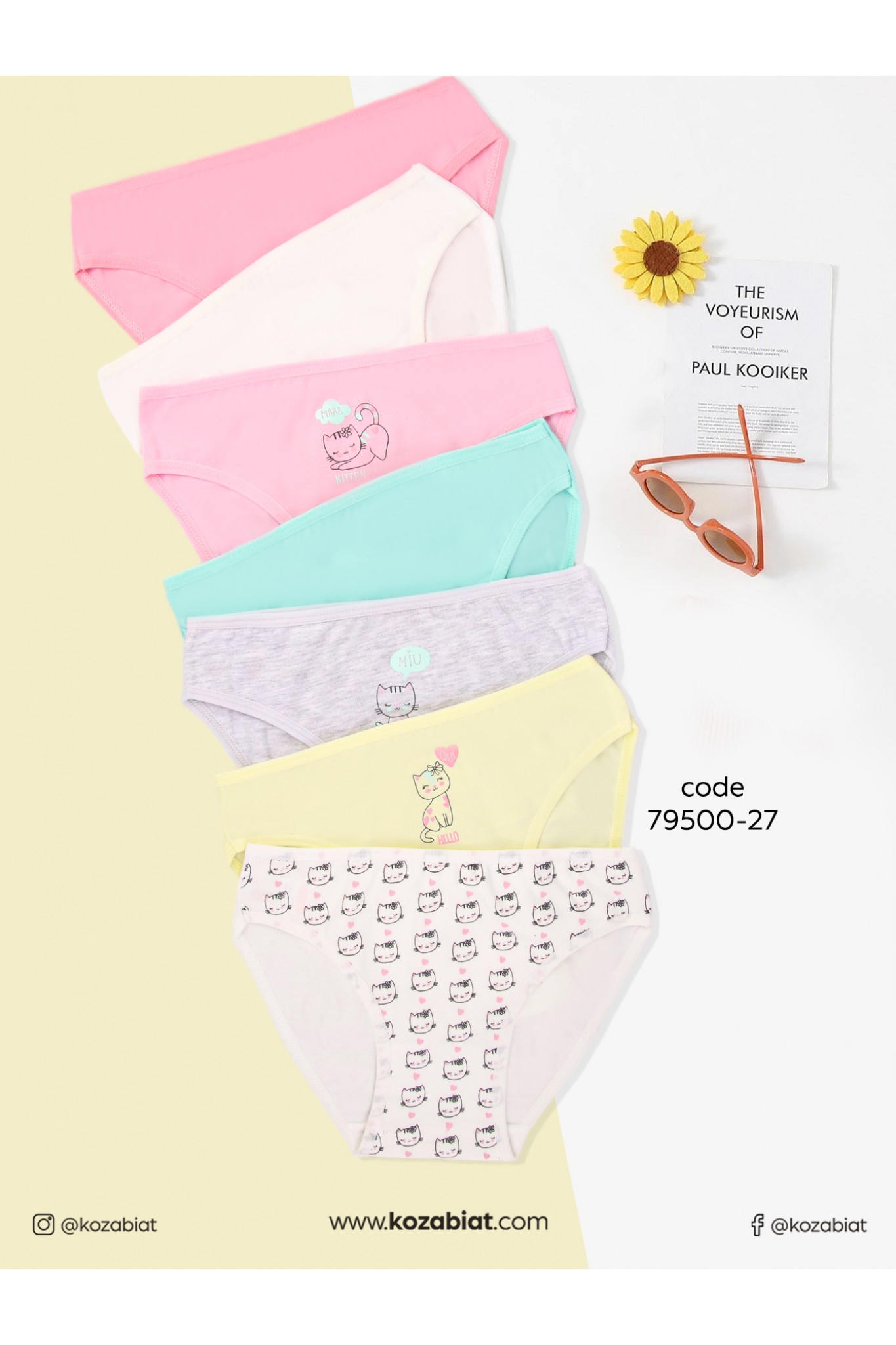 KOZABİAT DOMİ KIDS KIZ ÇOCUK 7Lİ KÜLOT