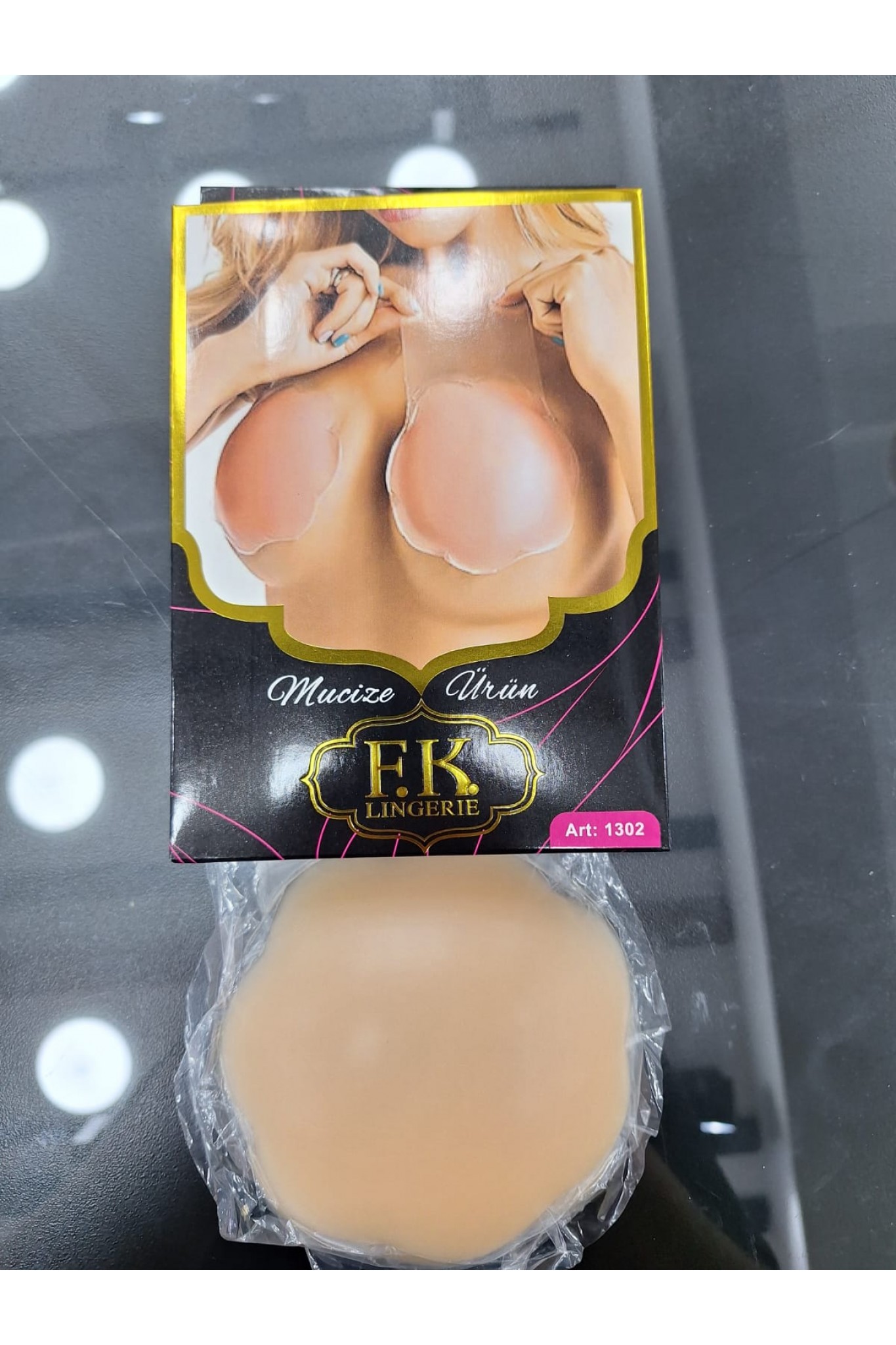 Fk 1302 Etli Göğüs Asansörü Şeffaf Sütyen