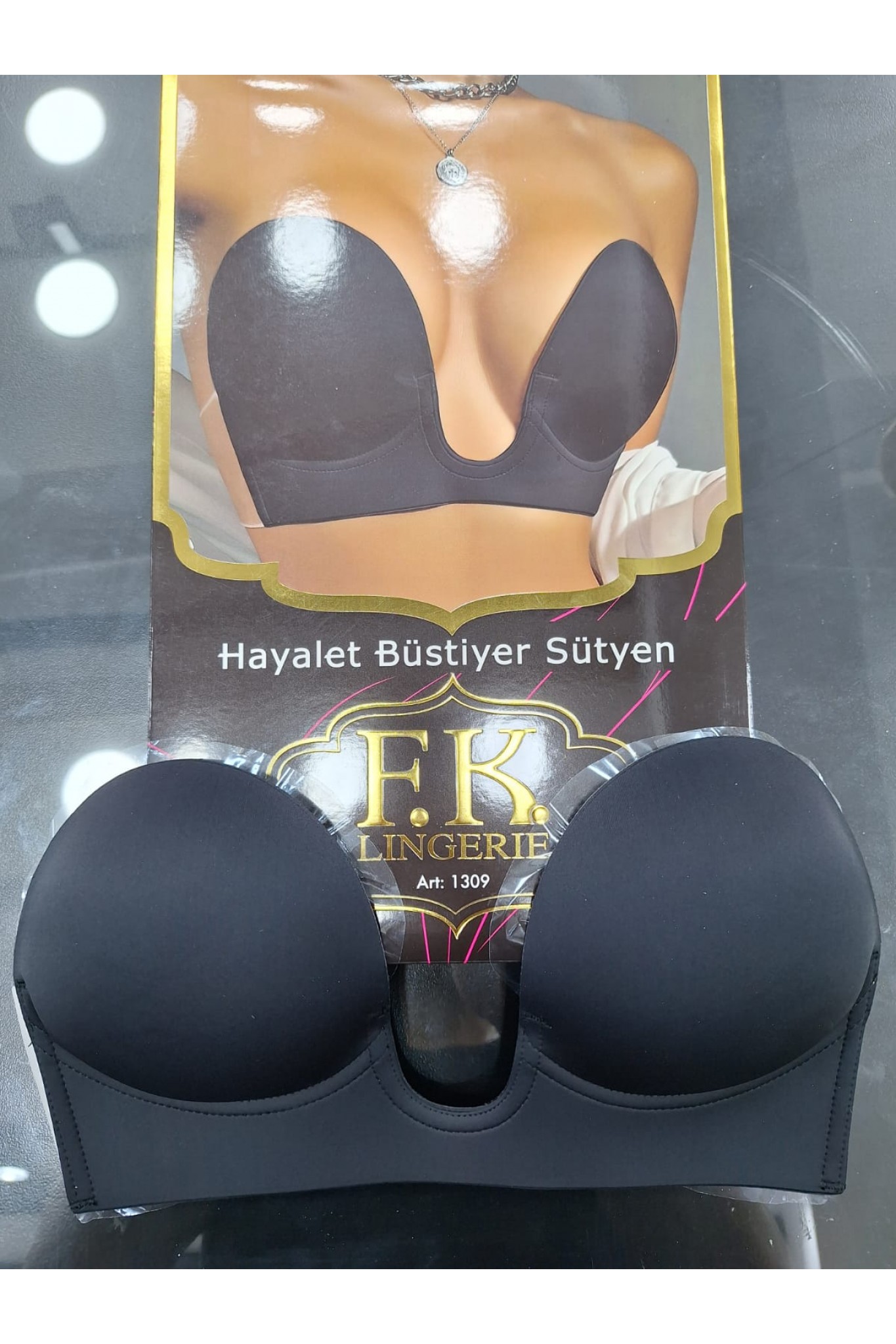 Fk 1309 Hayalet Büstiyer Silikonlu Sütyen