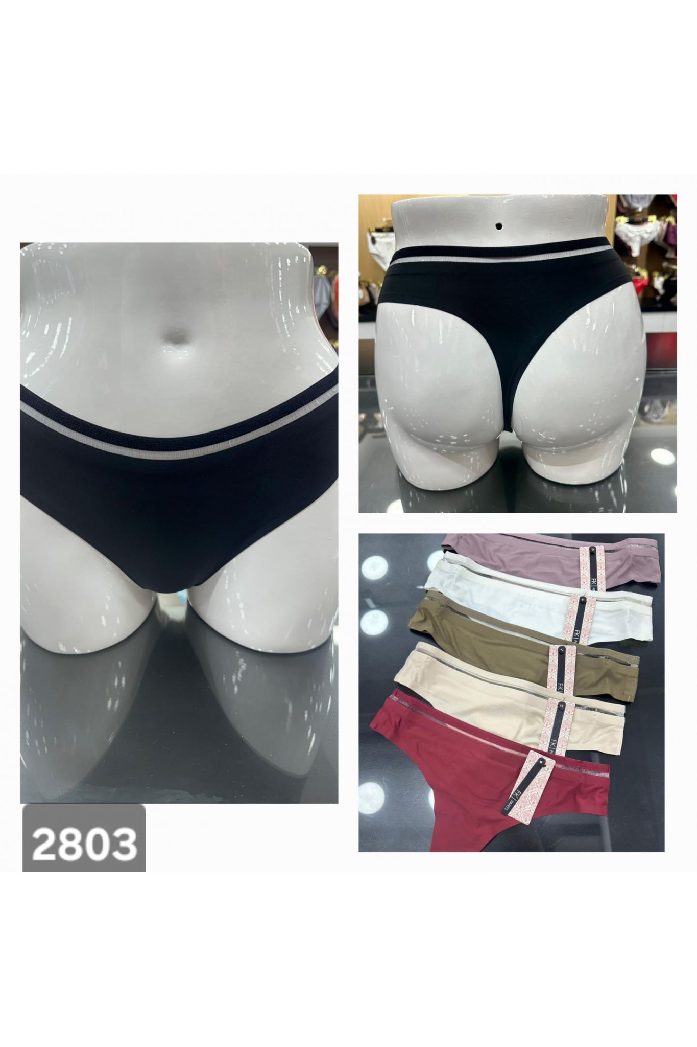 Fk 2803 Kadın Lazer Kesim Külot 6'lı