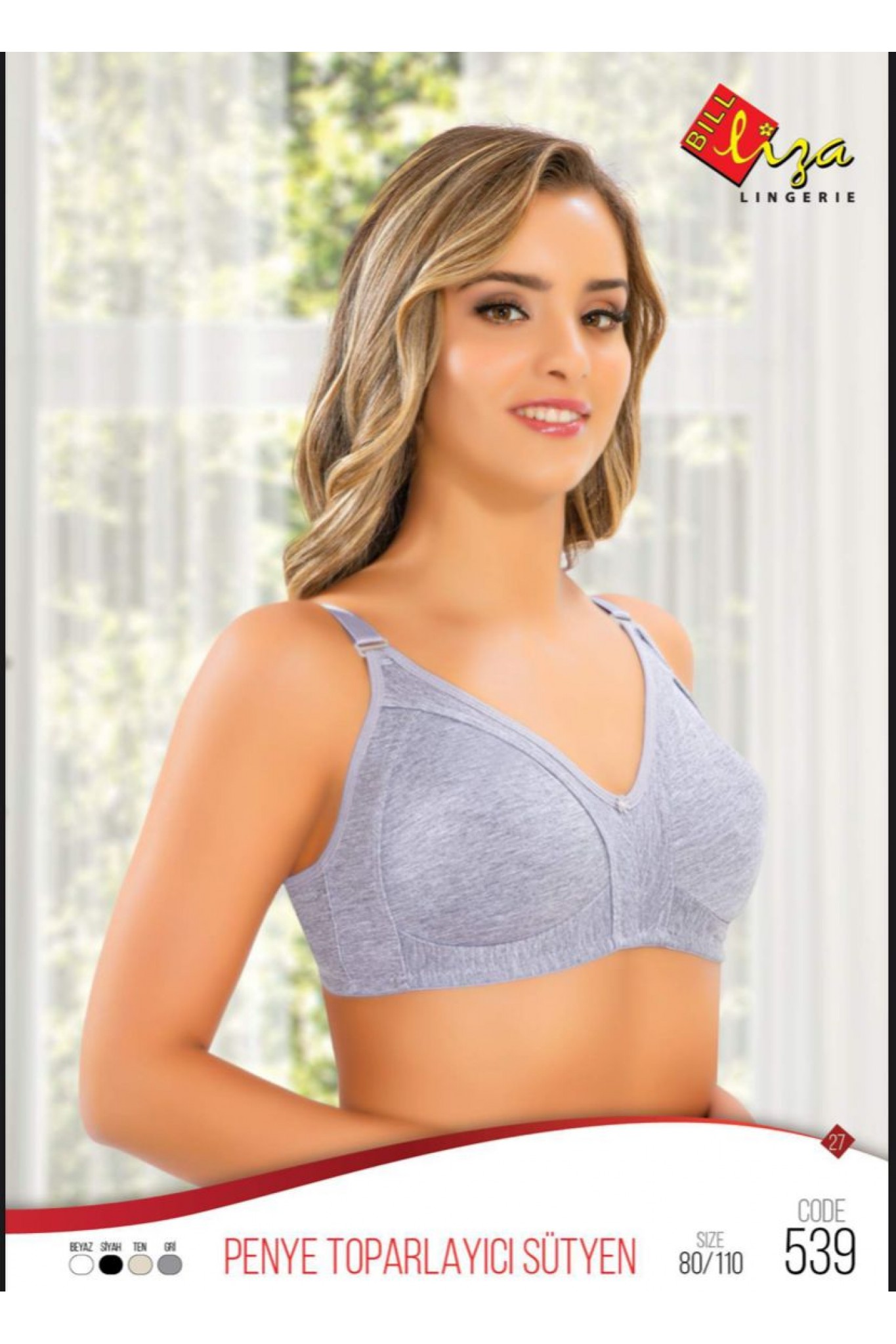 Lıza 539 Model Penye Toparlayıcı Sütyen