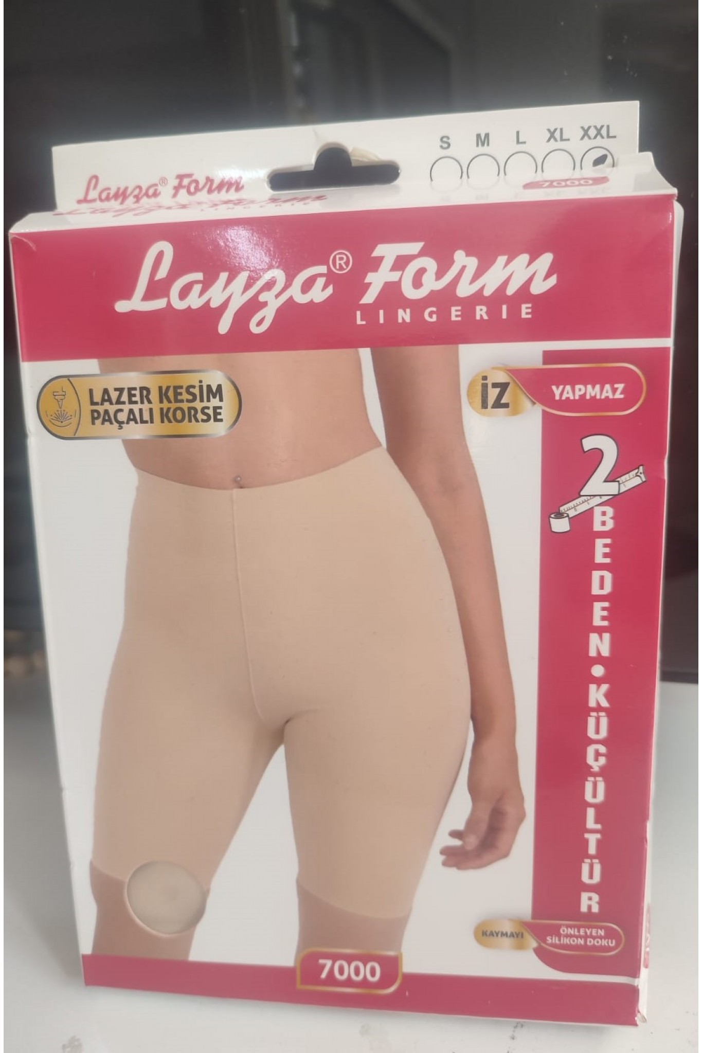 Layza 7000 Lazer Kesim Paçalı Korse