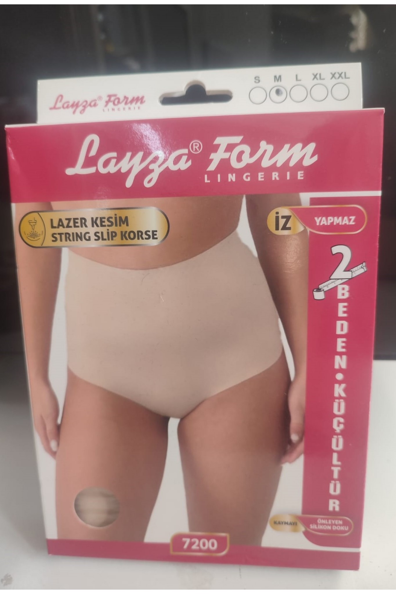 Layza 7200 Lazer Kesim Strıng Slip Korse