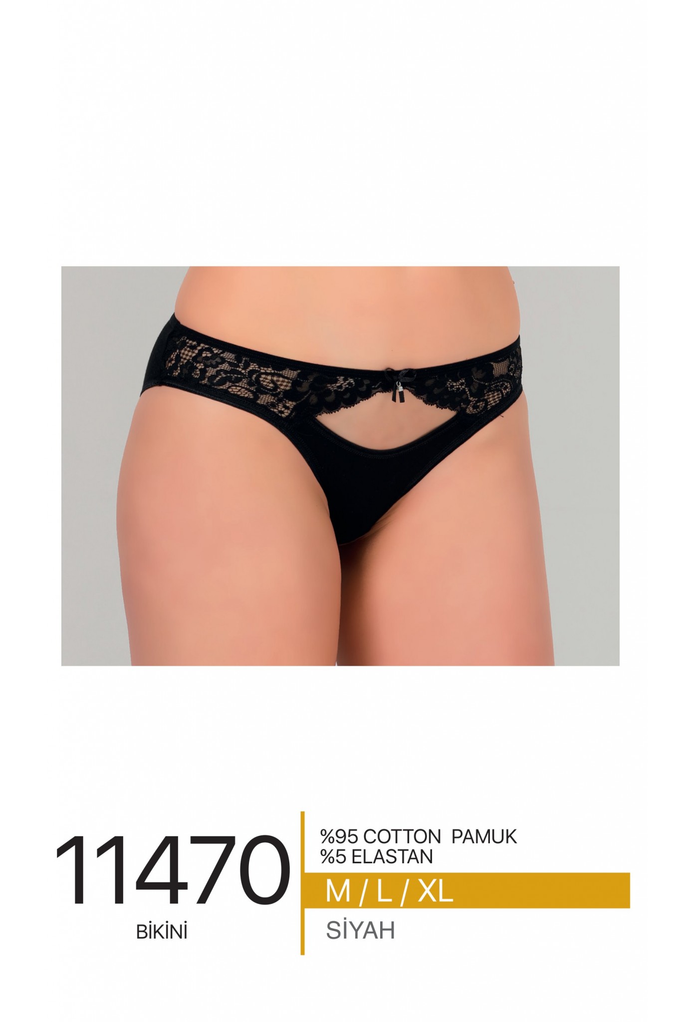 Berrak 11470 Kadın Bikini Siyah 12'li