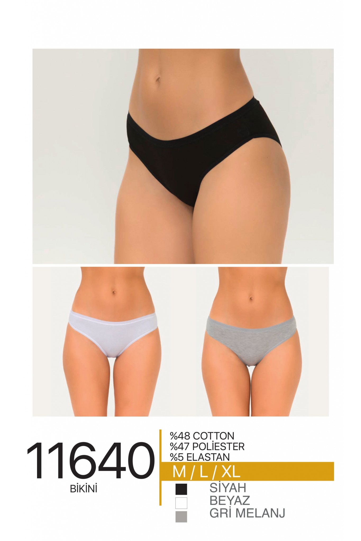 Berrak 11640 Kadın Bikini 12'li