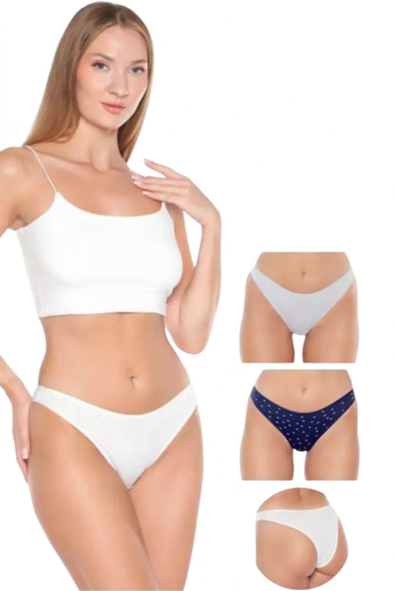 Berrak 11785 Standart Kadın Brazılıan Külot 12'li