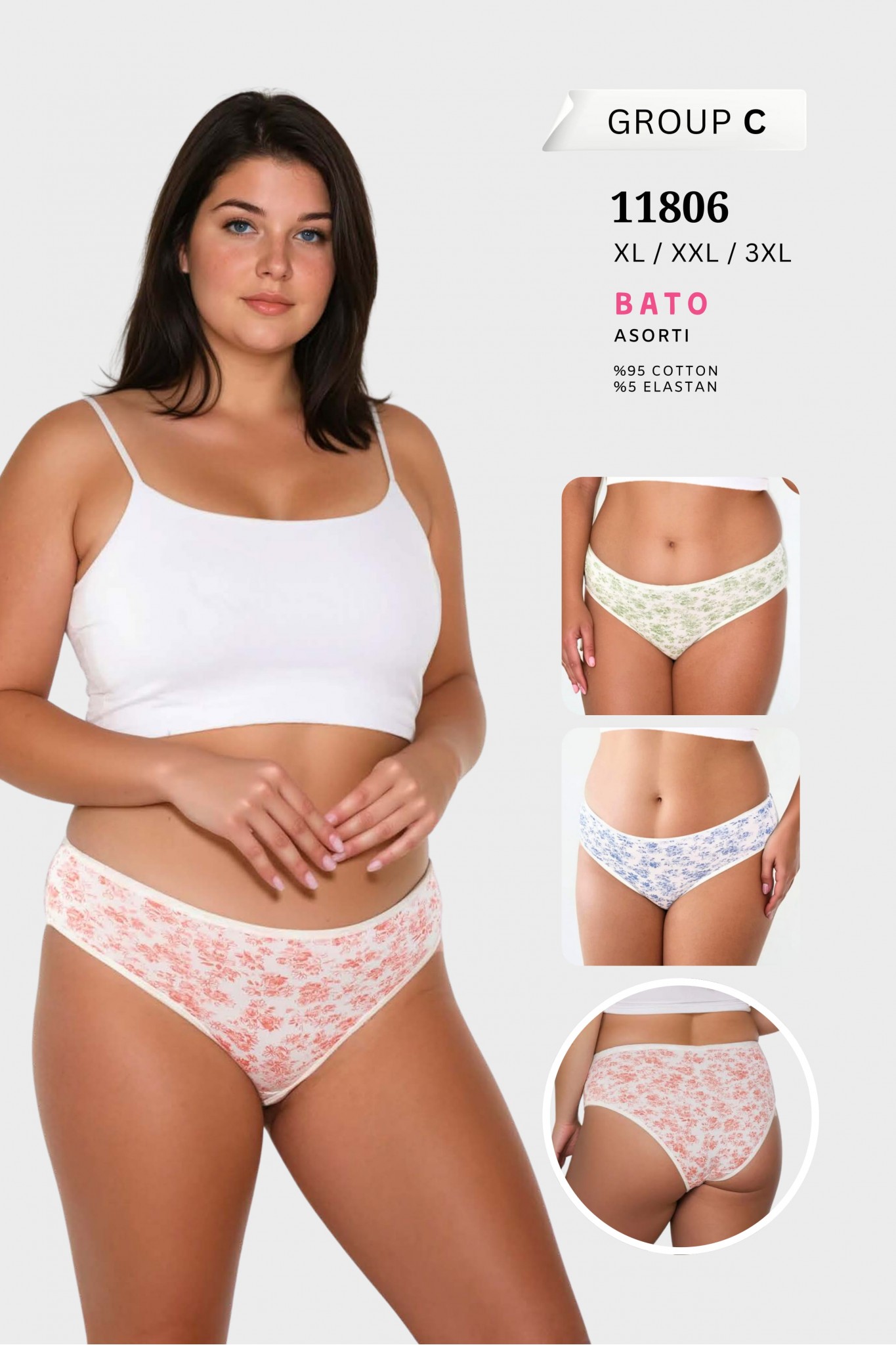 Berrak 11806 Standart Kadın Bato Külot 12'li