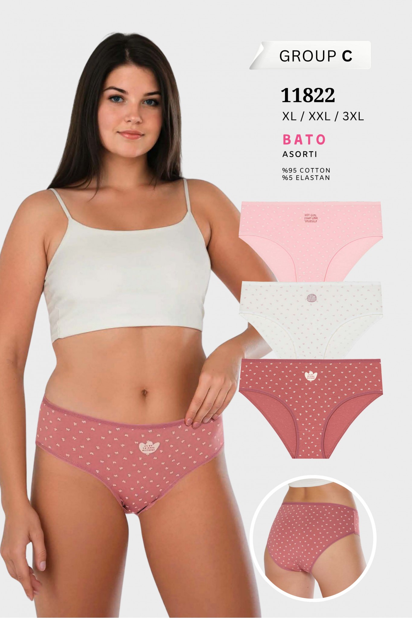 Berrak 11822 Standart Kadın Bato Külot 12'li